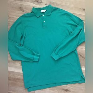 Vintage J Crew Long Sleeve Polo XL